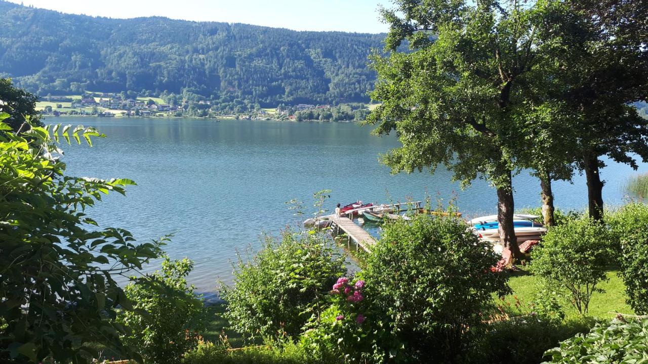 Maren Seeblick Appartement Haus Haensel&Gretel Direkt Am Ossiacher See Mit Hallenbad Stiegl Экстерьер фото